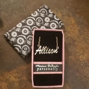 Personalized " Allison " necklace